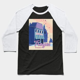 Troyes France travel poster Baseball T-Shirt